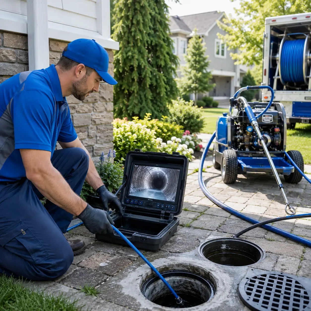 Outdoor drain cleaning professionals serving Battery Park, VA